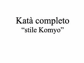 Kata completo